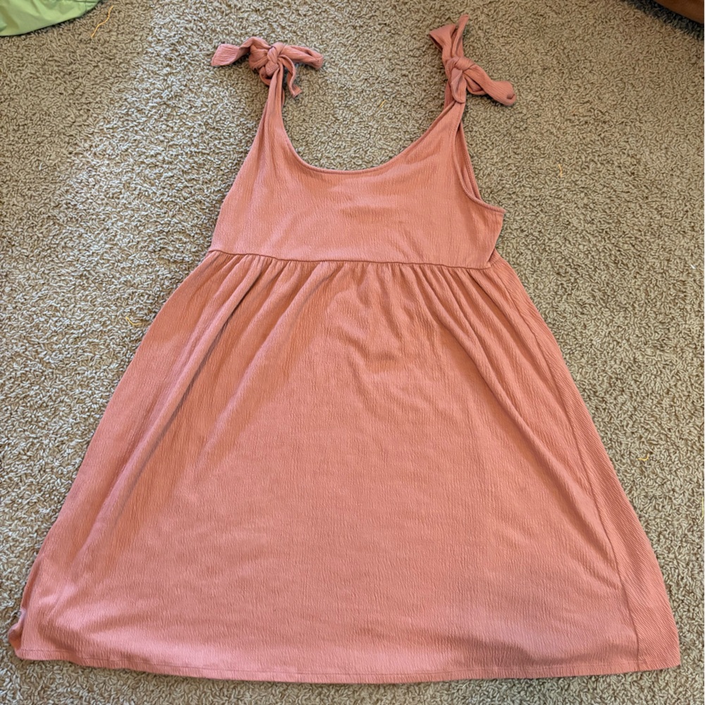 Wild Fable Blush Pink Textured Dress